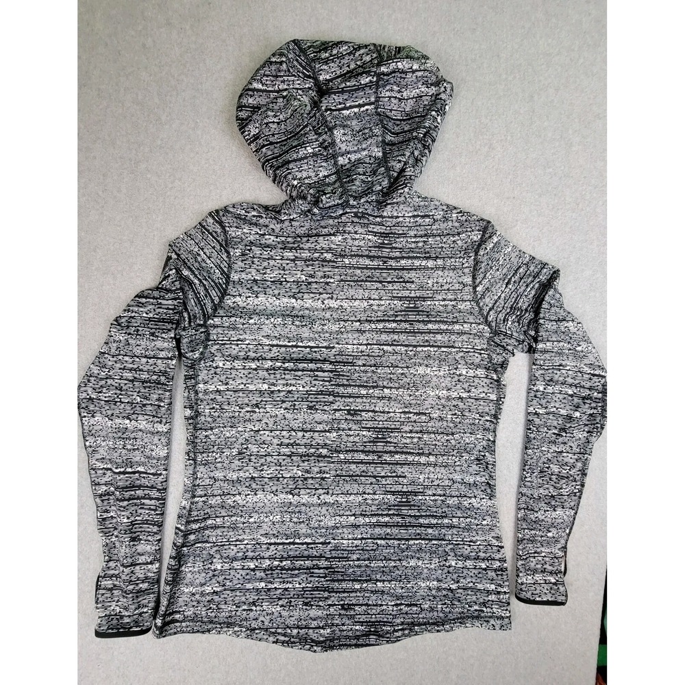 Nike Pro Dri Fit Hoodie Size XL TG Black/White Pullover